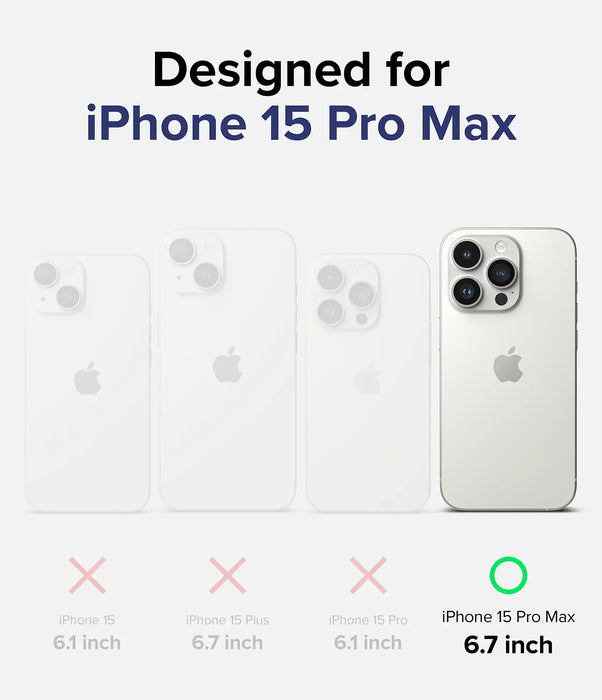 Estuche Ringke Fusion Apple iPhone 15 Pro Max