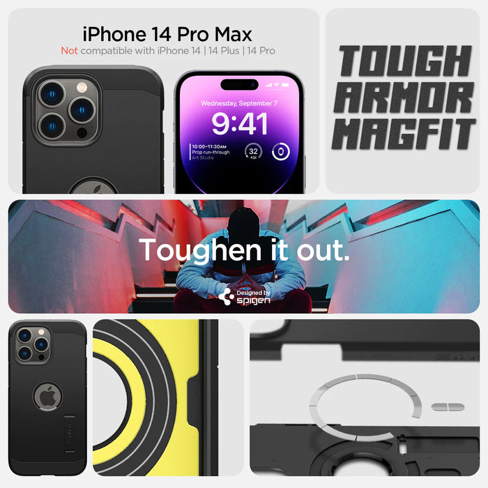 Estuche Spigen Tough Armor Apple iPhone 14 Pro Max MagSafe