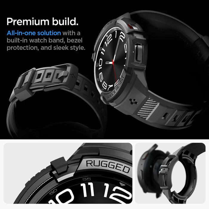 Pulso Estuche Spigen Rugged Armor Pro Samsung Galaxy Watch 6 Classic 47mm