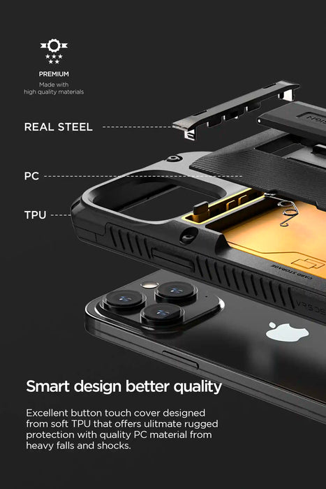 Estuche VRS Design Damda Glide Hybrid Apple iPhone 14 Pro