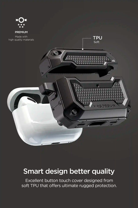 Estuche VRS Design Terra Guard Fit Apple Airpods Pro 2