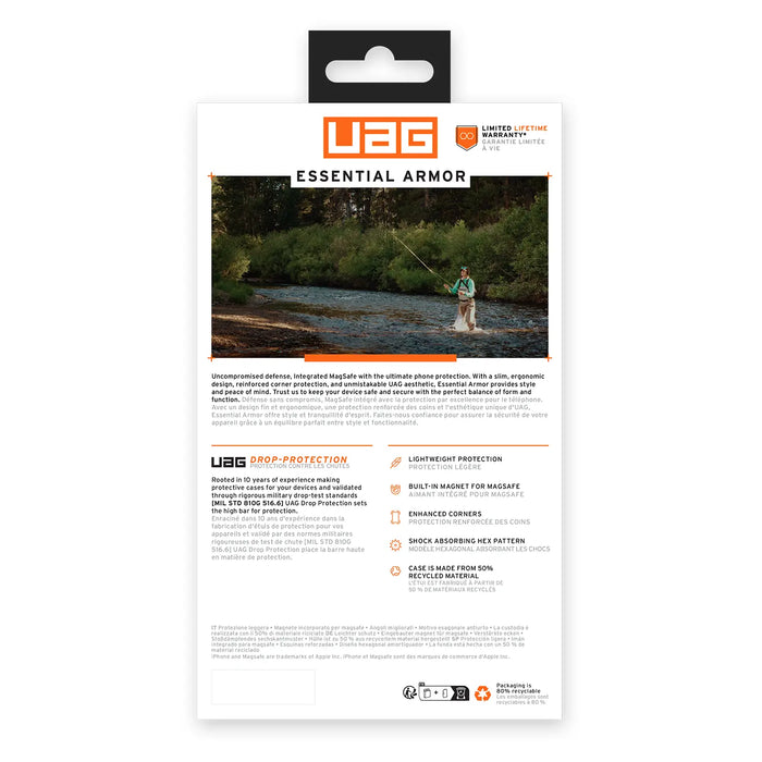 Estuche UAG Essential Armor Magsafe iPhone 15 Pro - Negro