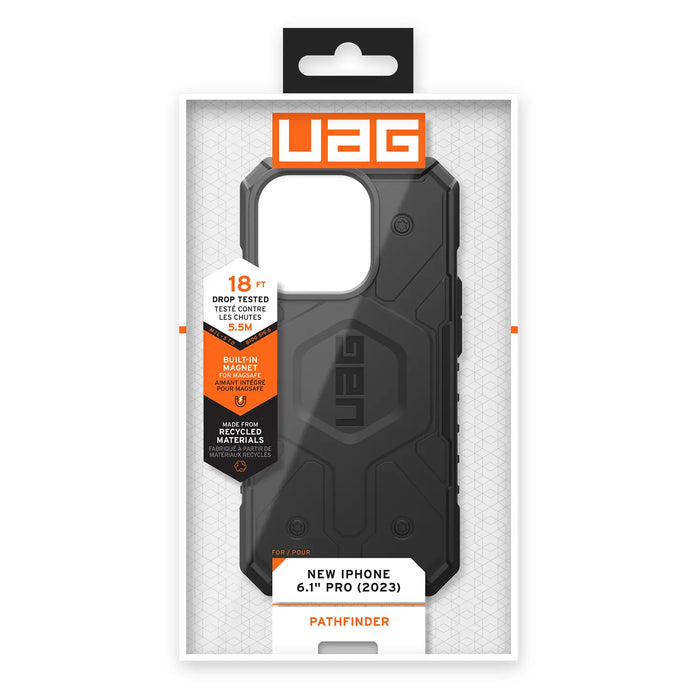 Estuche UAG Pathfinder Magsafe iPhone 15 Pro - Negro