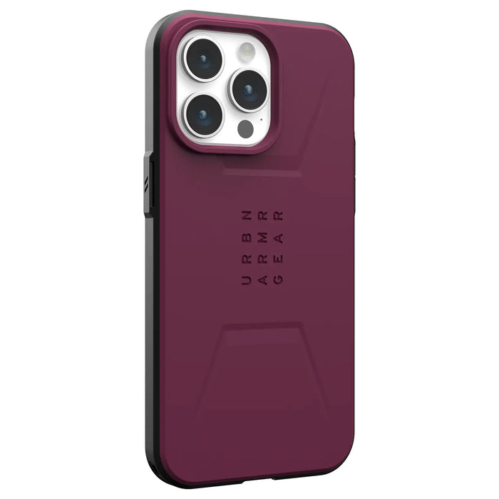 Estuche UAG Civilian Magsafe Apple iPhone 15 Pro Max - Vinotinto
