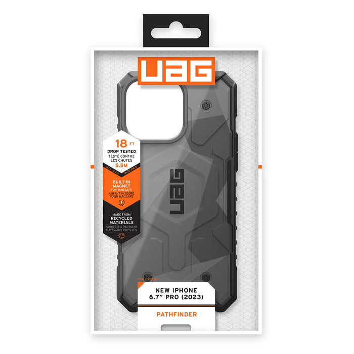 Estuche UAG Pathfinder SE Magsafe iPhone 15 Pro Max - Geo Camo