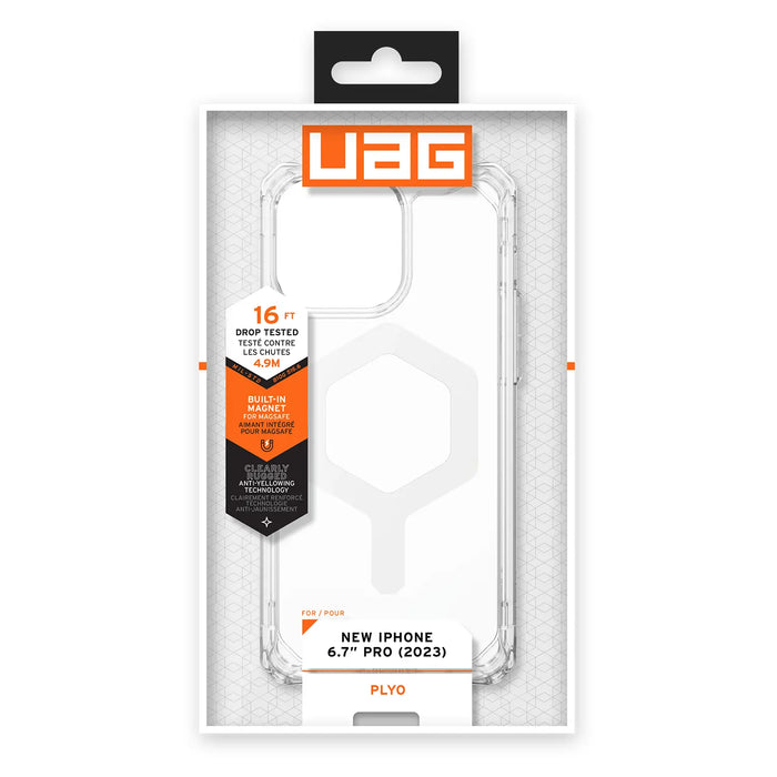 Estuche UAG Pylo Magsafe Apple iPhone 15 Pro Max - Ice Blanco