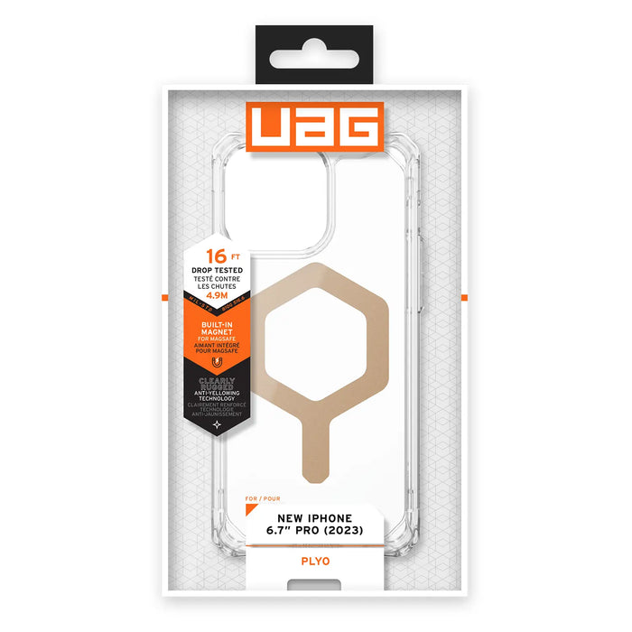 Estuche UAG Pylo Magsafe Apple iPhone 15 Pro Max - Ice Gold