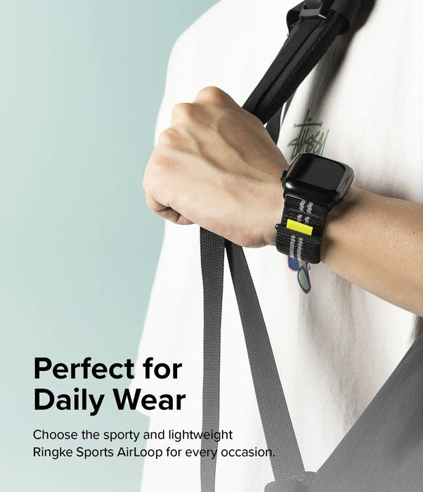 Pulso de repuesto Ringke Sports Air Loop Apple Watch - Negro