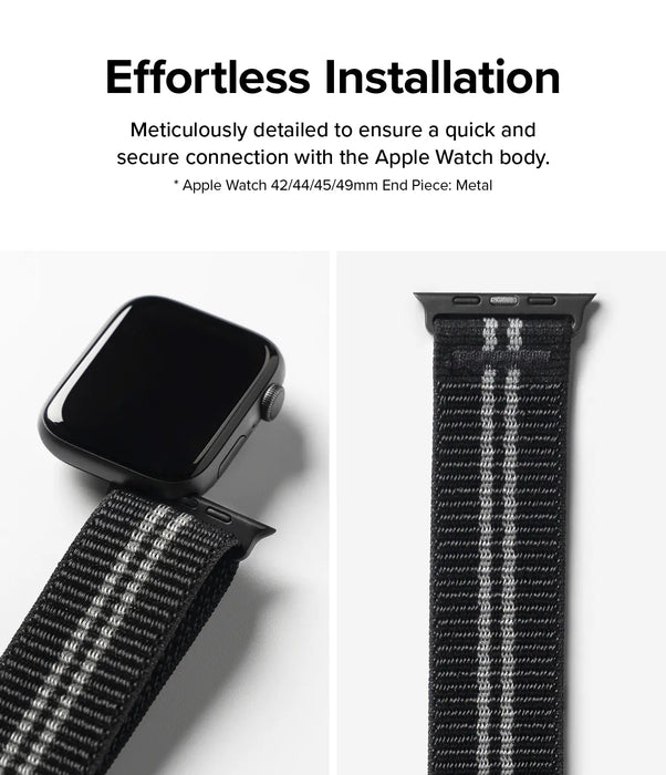 Pulso de repuesto Ringke Sports Air Loop Apple Watch - Negro