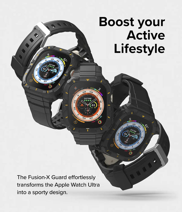 Estuche Pulso Ringke Fusion X Guard Apple Watch Ultra - Amarillo