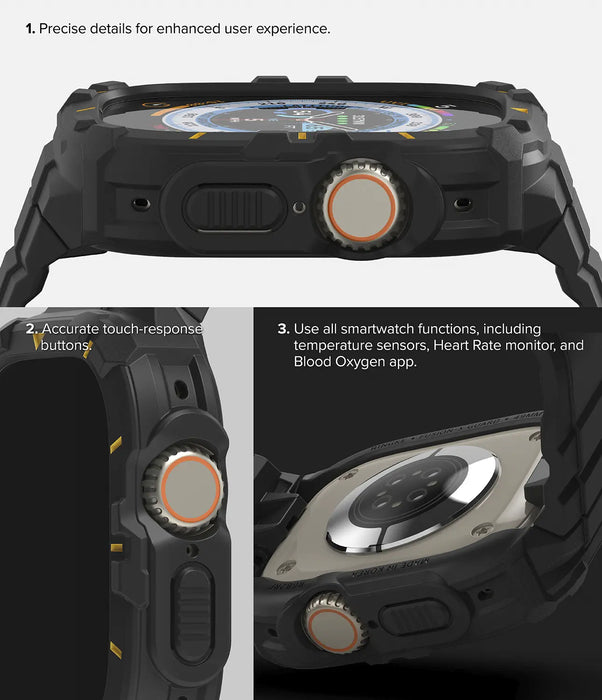 Estuche Pulso Ringke Fusion X Guard Apple Watch Ultra - Amarillo
