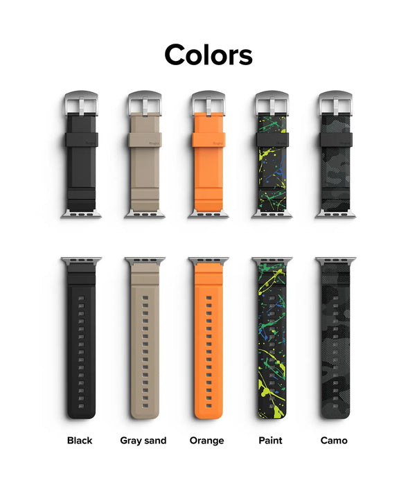 Pulso de repuesto Ringke Rubber One Bold Apple Watch 49 / 45 / 44 / 42 mm - Camo
