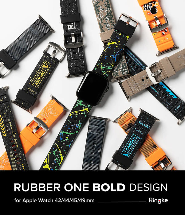 Pulso de repuesto Ringke Rubber One Bold Apple Watch 49 / 45 / 44 / 42 mm - Paint