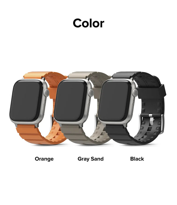 Pulso de repuesto Ringke Rubber One Bold Apple Watch - Naranja
