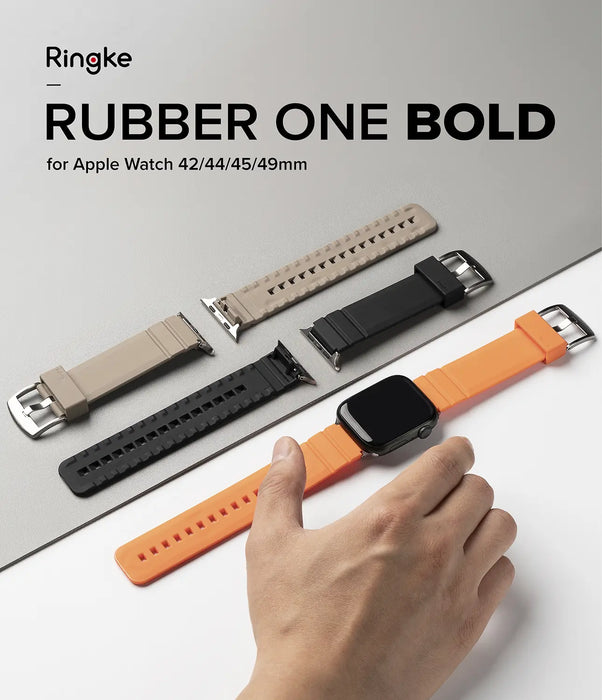 Pulso de repuesto Ringke Rubber One Bold Apple Watch - Naranja