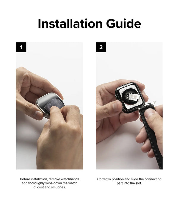 Pulso de repuesto Ringke Rubber One Bold Apple Watch - Negro