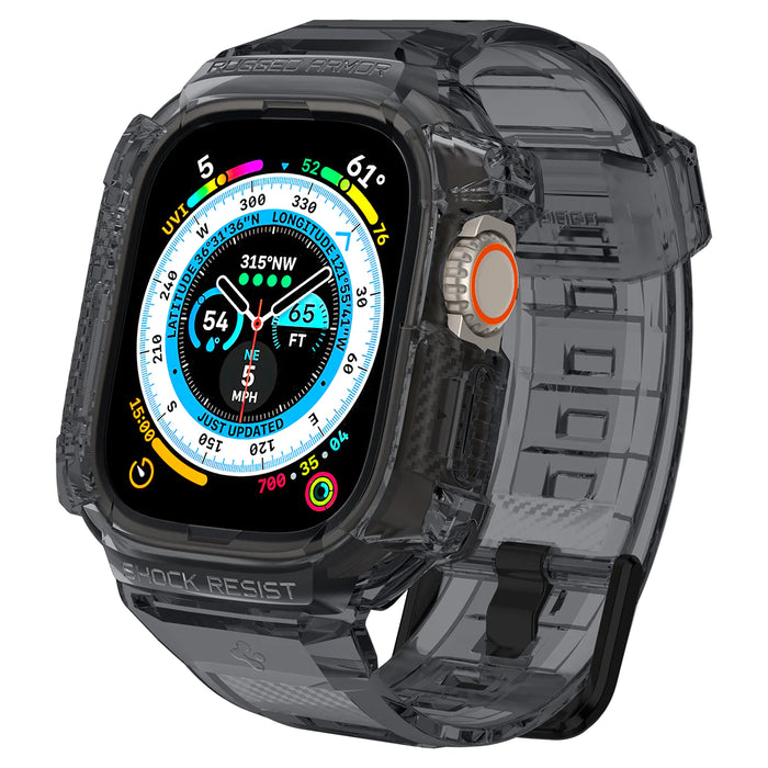 Pulso Estuche Spigen Rugged Armor Pro Apple Watch Ultra 1 / 2 - Humo