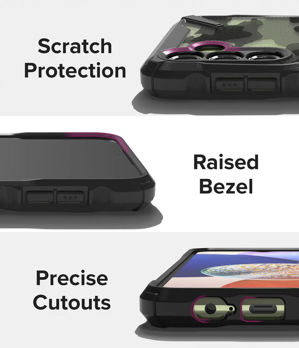 Estuche Ringke Fusion X Samsung Galaxy A14 / 5G - Camo