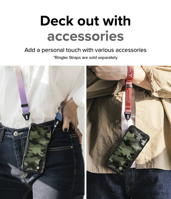 Estuche Ringke Fusion X Samsung Galaxy A14 / 5G - Camo