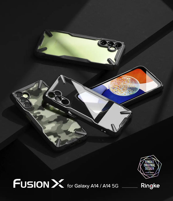 Estuche Ringke Fusion X Samsung Galaxy A14 / 5G - Camo
