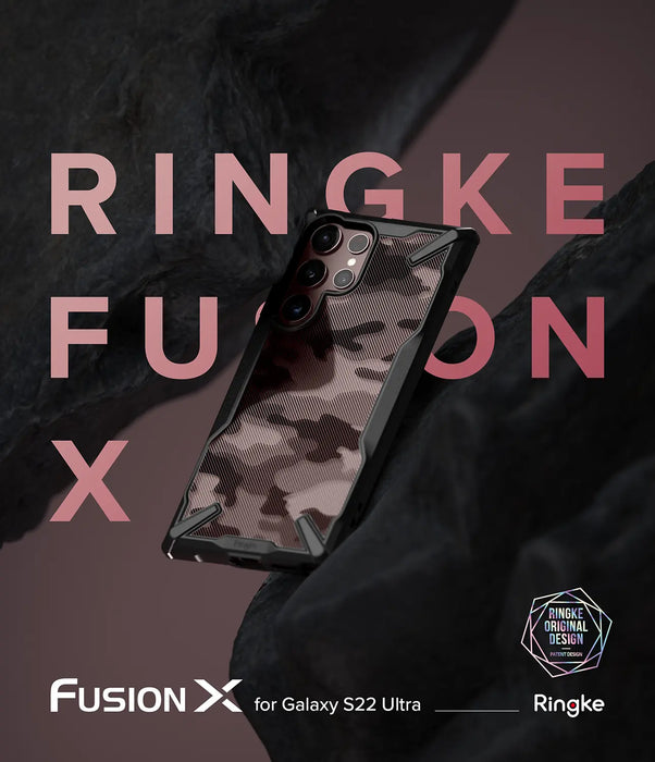 Estuche Ringke Fusion X Samsung Galaxy S22 Ultra 5G