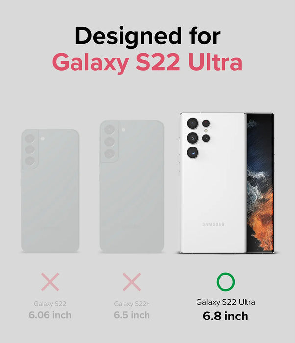 Estuche Ringke Fusion X Samsung Galaxy S22 Ultra 5G