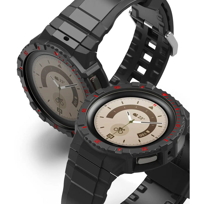 Estuche Pulso Ringke Fusion X Guard Samsung Galaxy Watch 5 Pro - 45mm - Rojo