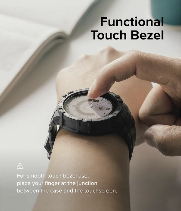 Estuche Pulso Ringke Fusion X Guard Samsung Galaxy Watch 5 Pro - 45mm - Rojo
