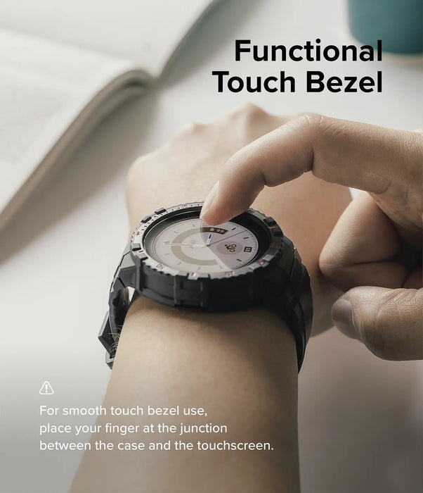 Estuche Ringke  Fusion X Samsung Galaxy Watch 5 Pro - 45mm - Rojo