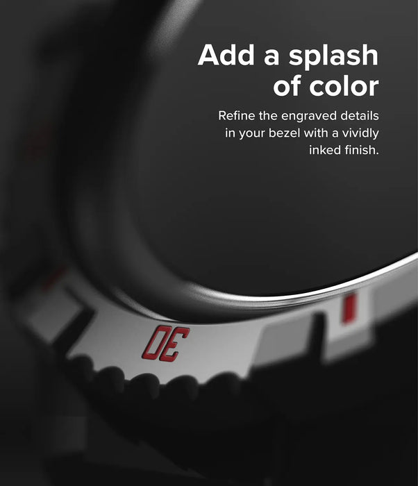 Estuche Ringke  Fusion X Samsung Galaxy Watch 5 Pro - 45mm - Rojo