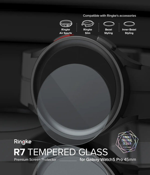 Vidrio Templado Ringke Samsung Galaxy Watch 5 Pro 45mm [4 pack]