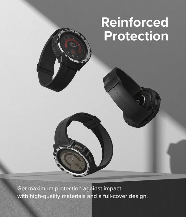 Estuche Ringke  Fusion X Samsung Galaxy Watch 5 Pro - 45mm - Blanco/Negro