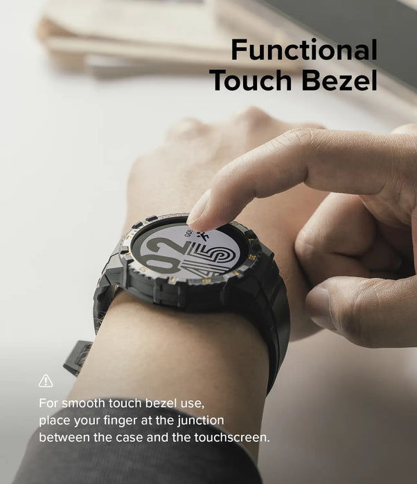 Estuche Ringke  Fusion X Samsung Galaxy Watch 5/4 - 44mm - Amarillo