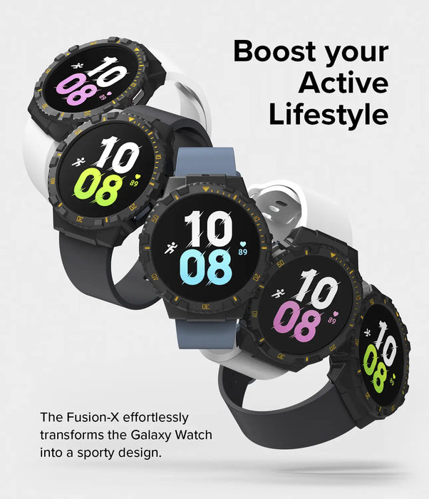 Estuche Ringke  Fusion X Samsung Galaxy Watch 5/4 - 44mm - Amarillo