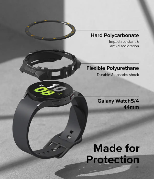 Estuche Ringke  Fusion X Samsung Galaxy Watch 5/4 - 44mm - Amarillo