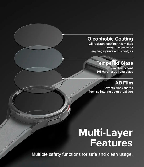 Vidrio Templado Ringke Samsung Galaxy Watch 6 Classic 47mm [4 pack]