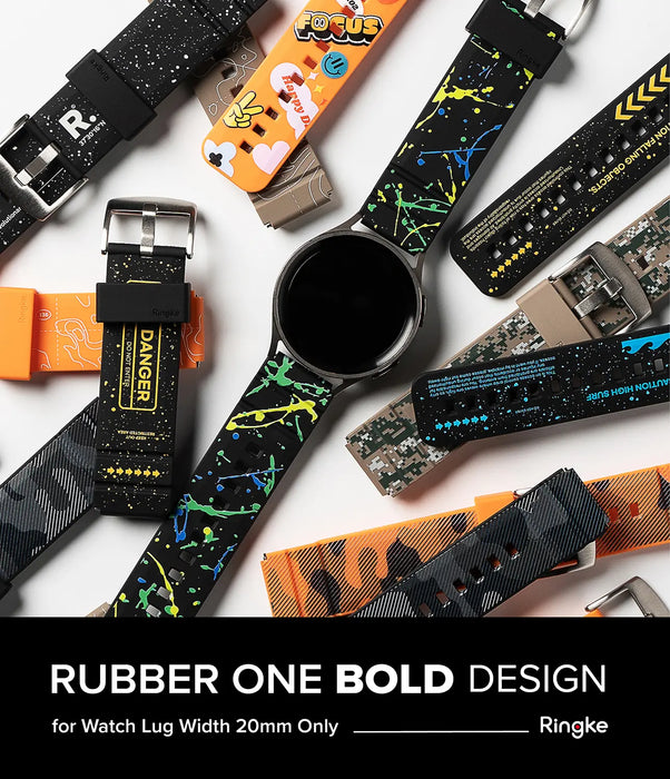 Pulso de repuesto Ringke Rubber One Bold Samsung Galaxy Watch 20mm - Camo