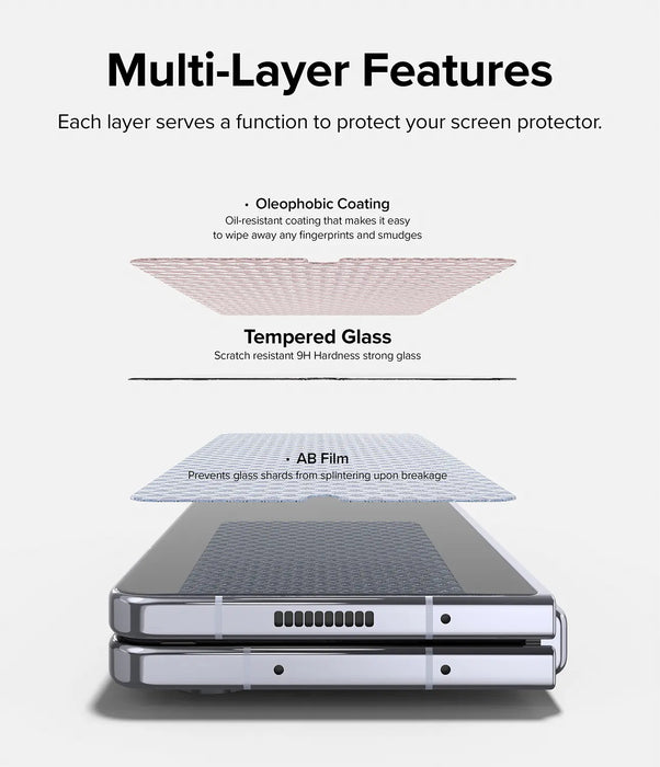 Vidrio Templado Exterior Ringke Samsung Galaxy Z Fold 5