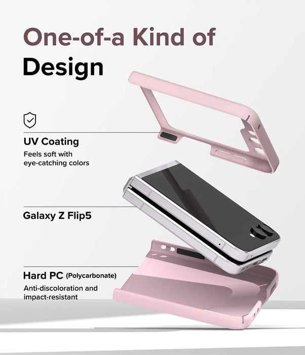 Estuche Ringke Slim Samsung Galaxy Z Flip 5 - Rosa