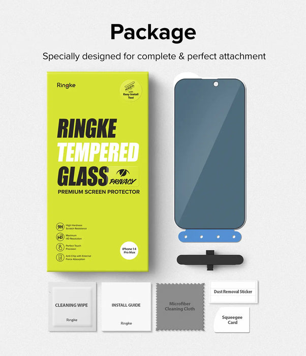 Vidrio Templado Ringke Privacy Apple iPhone 14 Pro Max