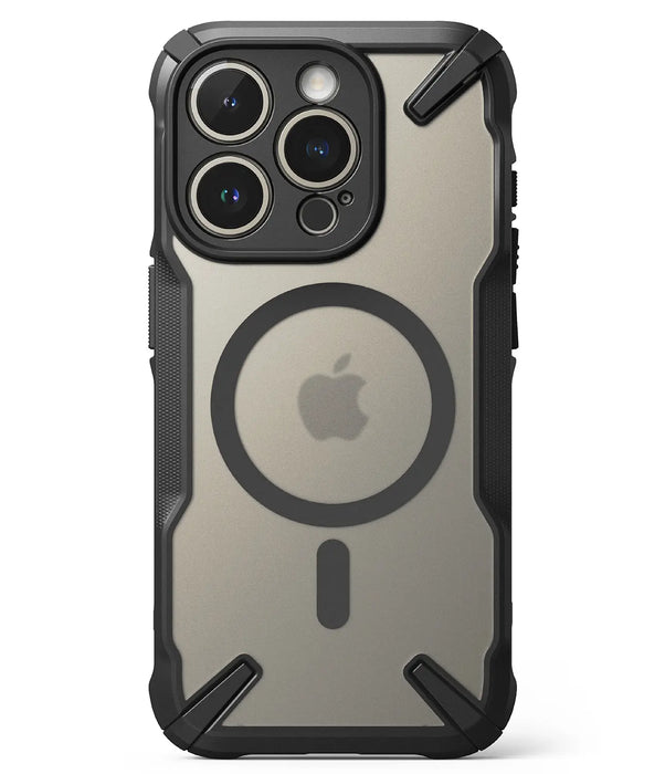 Estuche Ringke Fusion X Magsafe Apple iPhone 15 Pro Max  - Negro