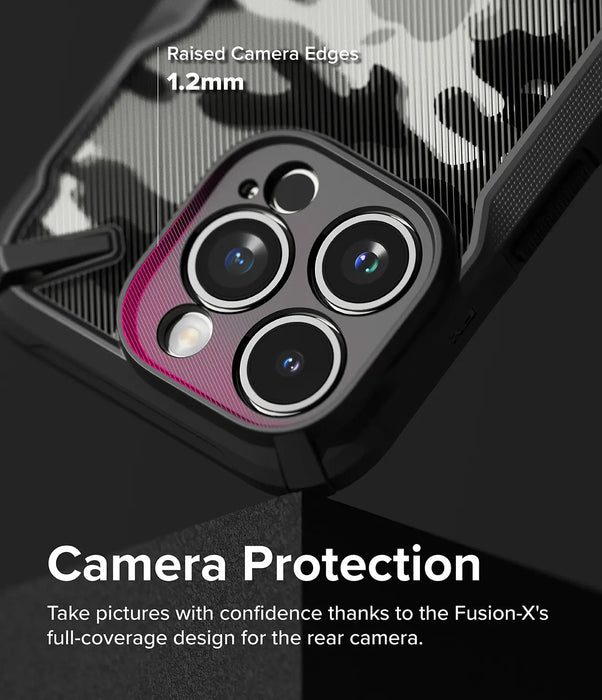 Estuche Ringke Fusion X Apple iPhone 15 Pro Max  - Camo