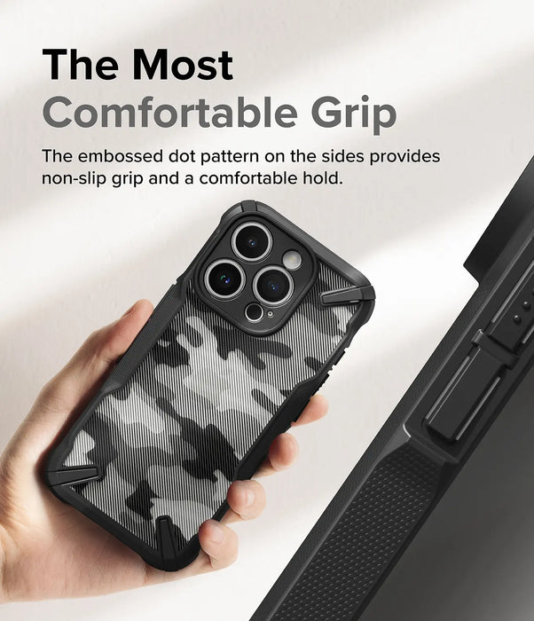 Estuche Ringke Fusion X Apple iPhone 15 Pro Max  - Camo