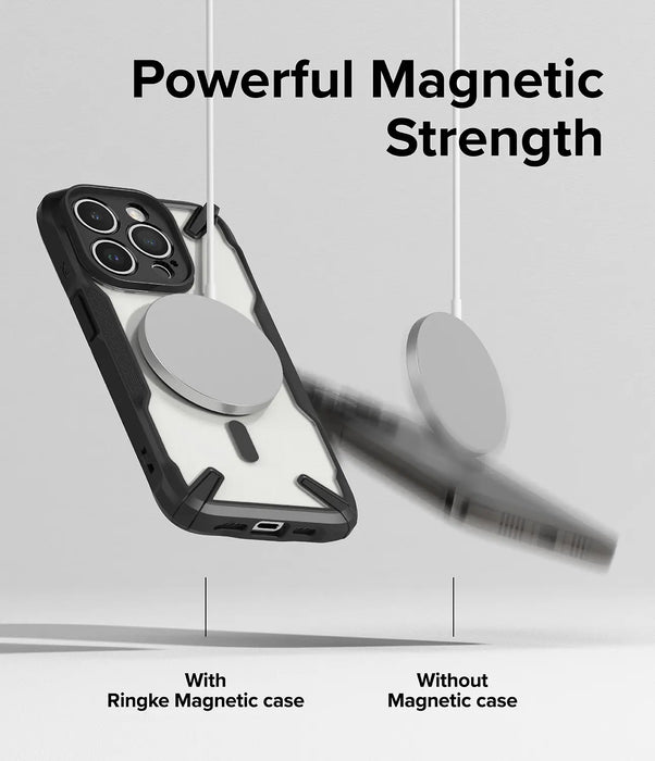 Estuche Ringke Fusion X Magsafe Apple iPhone 15 Pro Max  - Negro