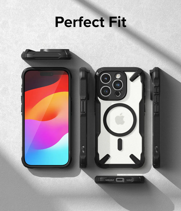 Estuche Ringke Fusion X Magsafe Apple iPhone 15 Pro Max  - Negro