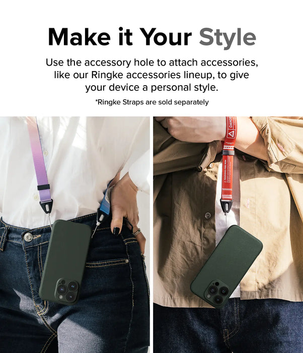 Estuche Ringke Onyx iPhone 15 Pro Max - Verde