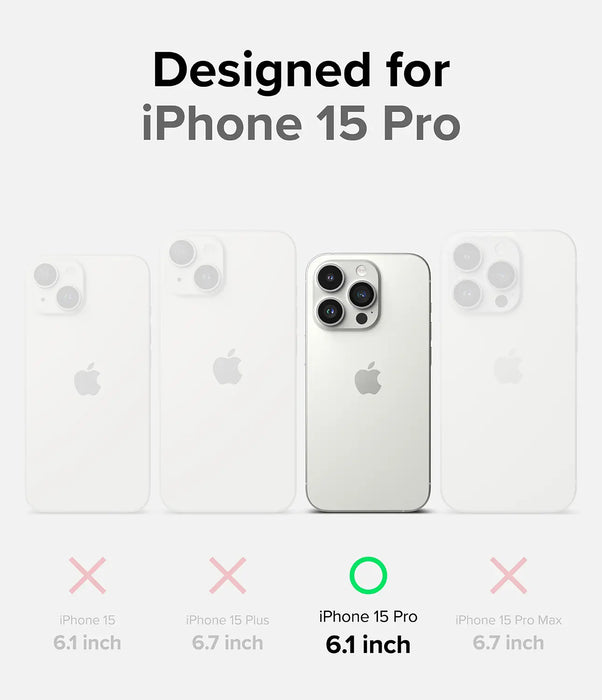 Estuche Ringke Fusion X Apple iPhone 15 Pro