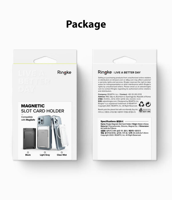 Billetera Vertical Magsafe Ringke - Negra