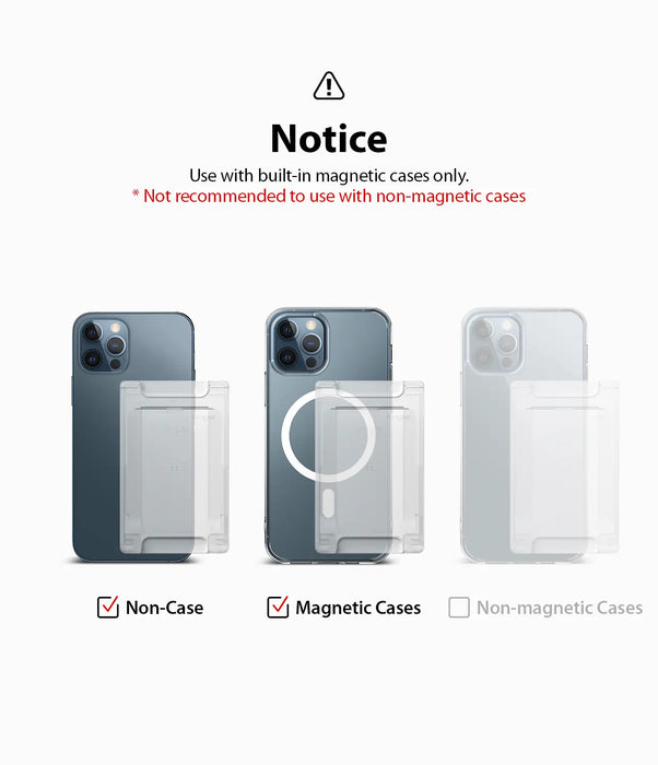 Billetera Vertical Magsafe Ringke - Negra