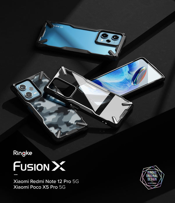 Estuche Ringke Fusion X Xiaomi Redmi Note 12 Pro 5G / Poco X5 Pro 5G - Camo